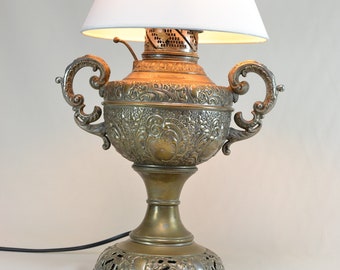 Vintage Lamp Gas - Bedside Lamp - Retro Lamp - Desk Lamp - Table Lamp - Birthday Gift Lamp - Office Lamp - Sideboard Lamp - Art Deco Lamp