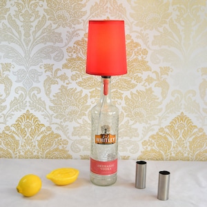 Vintage Lamp Bottle - Retro Lamp - Desk Lamp - Table Lamp - Antique Lamp - Bedside Lamp - Office Lamp - Sideboard Lamp - Art Deco Lamp