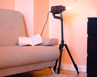 Vintage Camera Lamp Gaf - Vintage Lamp - Bedside Lamp - Retro Lamp - Desk Lamp - Table Lamp - Vintage Lighting - Art Deco Lamp - Floor Lamp
