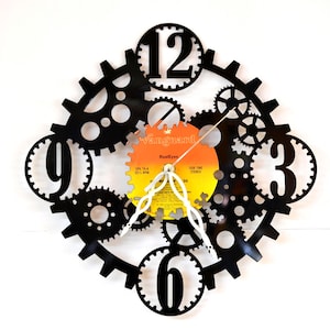 Vinyl Wall Clock for a Timeless Gift -  Vinyl Wall Clock - Vinyl Record Clock - Wall Clock Gift Idea - Retro Clock - Wall Decoration Idea