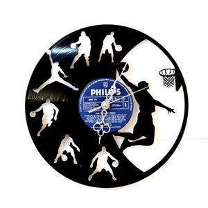 Vinyl Wall Clock for a Timeless Gift -  Vinyl Wall Clock - Vinyl Record Clock - Wall Clock Gift Idea - Retro Clock - Wall Decoration Idea