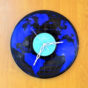 Vinyl Wall Clock for a Timeless Gift -  Vinyl Wall Clock - Vinyl Record Clock - Wall Clock Gift Idea - Retro Clock - Wall Decoration Idea