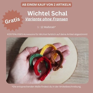 Wichtel Zubehör / Wichtelschuhe / 1 Paar Booties mit Perle auf der Spitze / Schuhe für Wichtel / Mini Boots mit Rocailles / Miniatur M 1:12 Bild 5