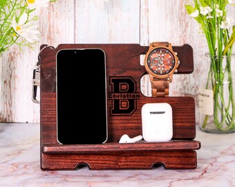 docking station, organizer, gifts for boyfriend, unique gifts, for men, gifts for dad, gifts for him, gifts for men, who have everything,