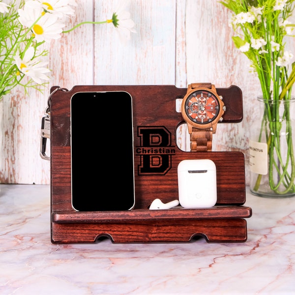 docking station, organizer, gifts for boyfriend, unique gifts, for men, gifts for dad, gifts for him, gifts for men, who have everything,