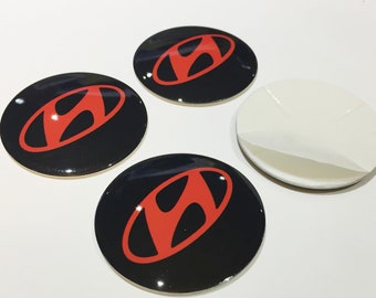2008-2011 2x Lowered car outline stickers 3-Door for Hyundai i20