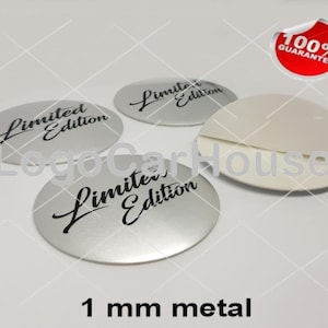Metal Stickers - car wheel center cap stickers - set of 4 - LIMITED EDITION 5