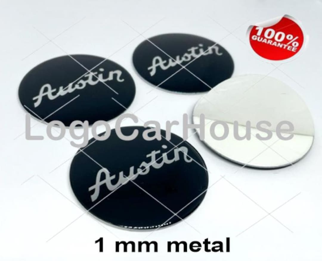 Metal Stickers Car Wheel Center Cap Stickers Vintage Etsy