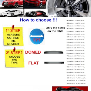Metal Stickers - car wheel center cap stickers - set of 4 - SPIDER image 4