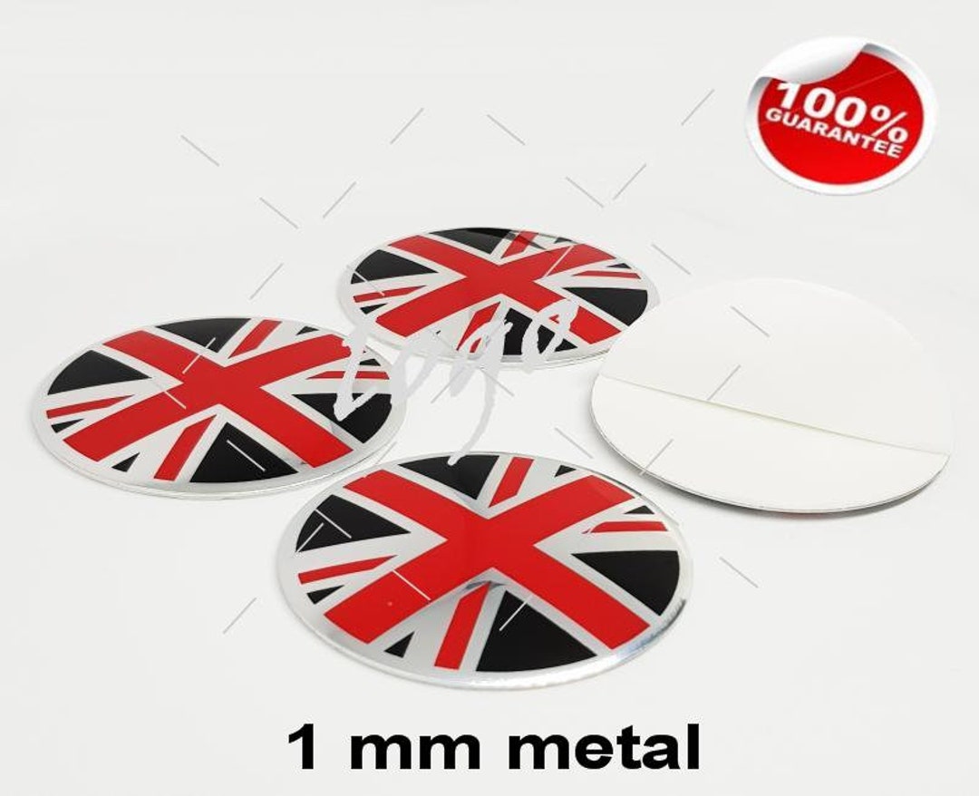 Metal Stickers Car Wheel Center Cap Stickers Set of 4 Etsy