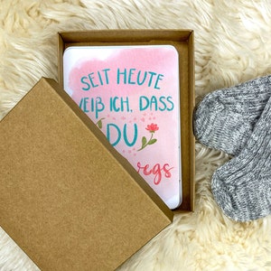 Meilensteinkarten Schwangerschaft / Geschenke Schwangerschaft / Schwangerschaft verkünden