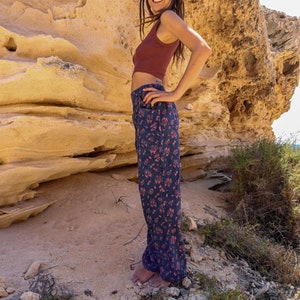 Sushmita pants, long pants, cotton pants, pants, casual pants, straight cut pants, casual pants, boho daily pants image 7