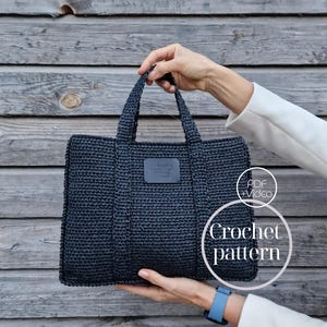 Raffia Bag Pattern, Raffia Crochet Bag Pattern, Crochet Bag Tutorials, Crochet Raffia Bag, Crochet Bag, Crochet Pattern Bag