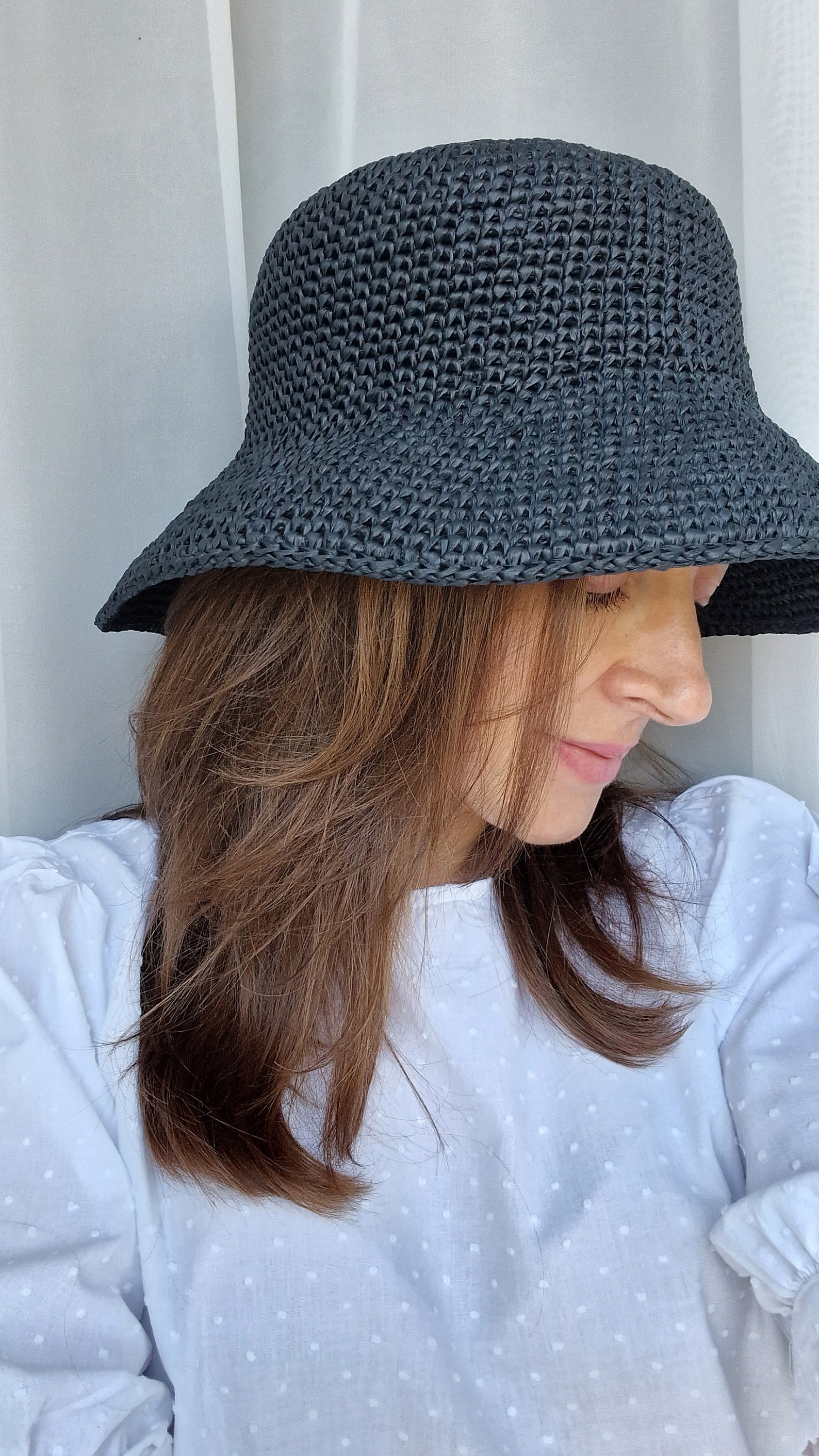 Techno raffia Hat