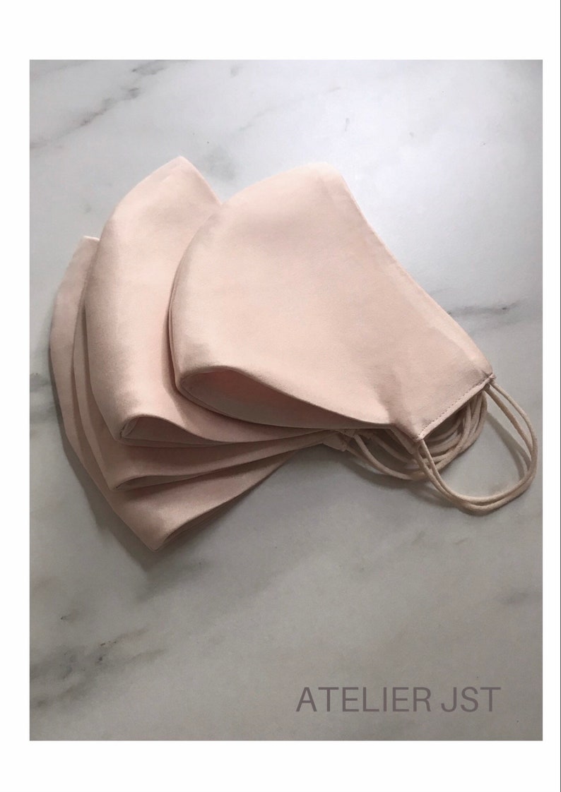 Breathable 100 SILK FACE MASK matte cream Etsy