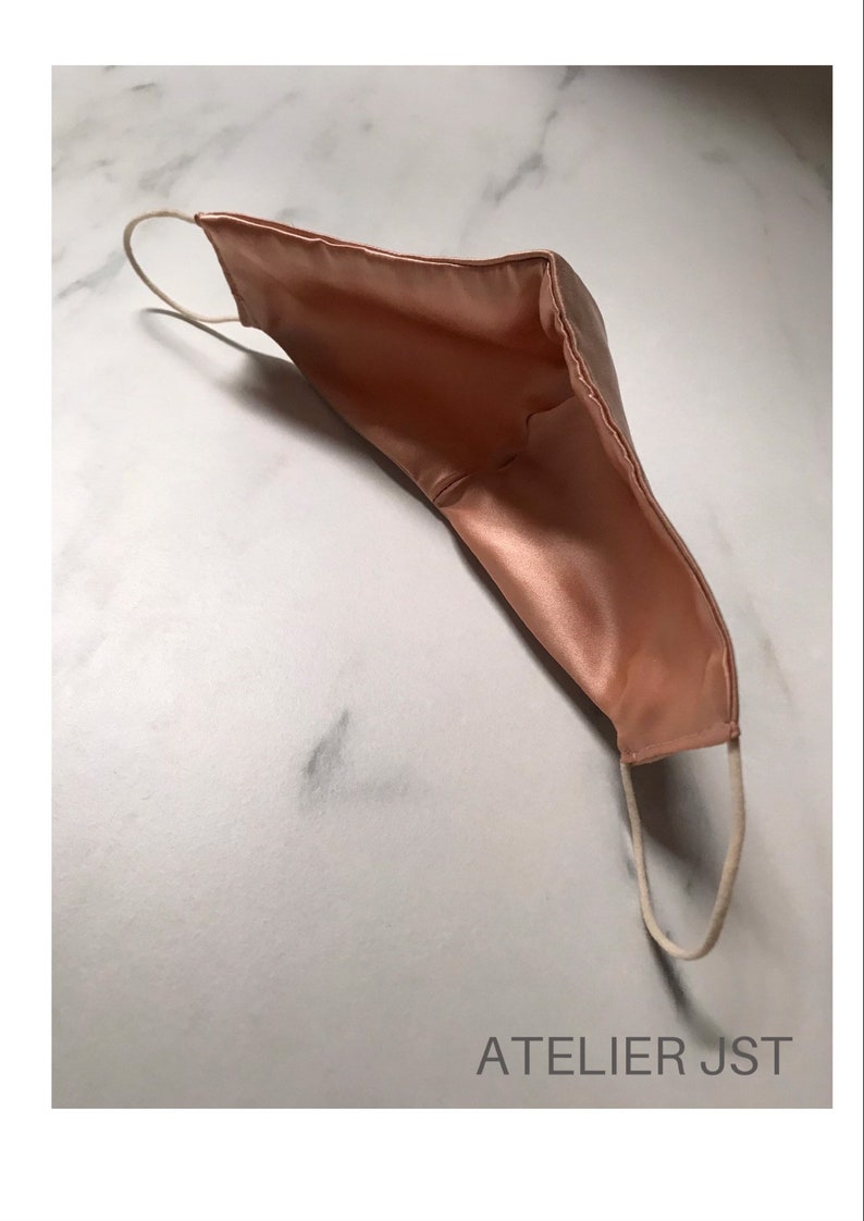 Breathable 100 SILK FACE MASK Classic Beige matte Etsy UK
