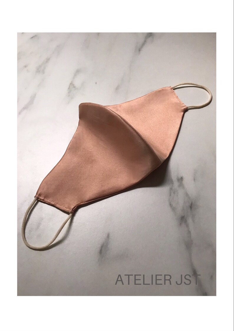 Breathable 100 SILK FACE MASK Classic Beige matte Etsy UK