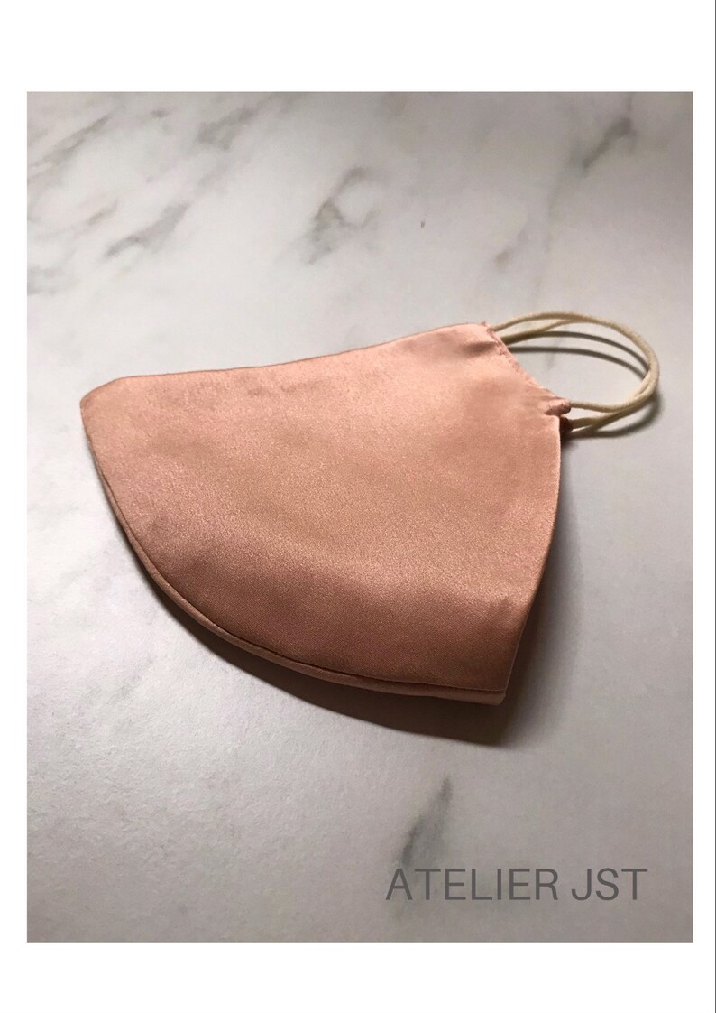 Breathable 100 SILK FACE MASK Classic Beige matte Etsy UK