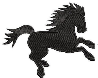 horse embroidery design