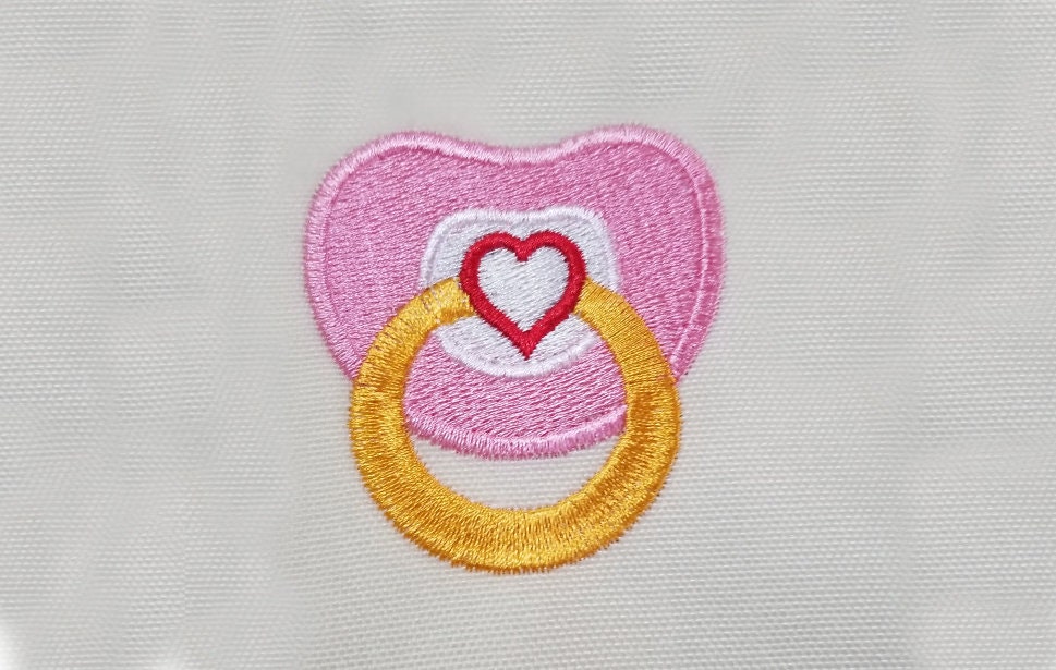 Baby Pacifier Embroidery Design/machine Embroidery Etsy