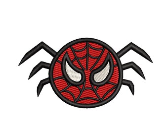 spiderman spider embroidery