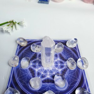Metatron&#39;s Cube Crystal Grid/Manifesting Abundance Crystal Grid/Sacred Geometry Altar charging crystals