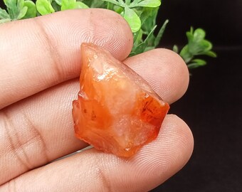 Raw Carnelian Pieces, Rough Carnelian, Genuine Carnelian Crystal, Healing Crystal, Raw Gemstone 50CT