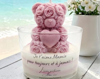 Bougie parfumée, Bougie Message, Bougie personnalisable, Bougie cadeau, Idée cadeau