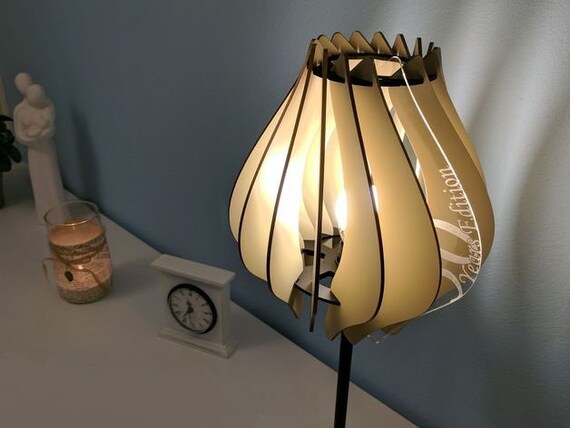 laser cut floor lamp