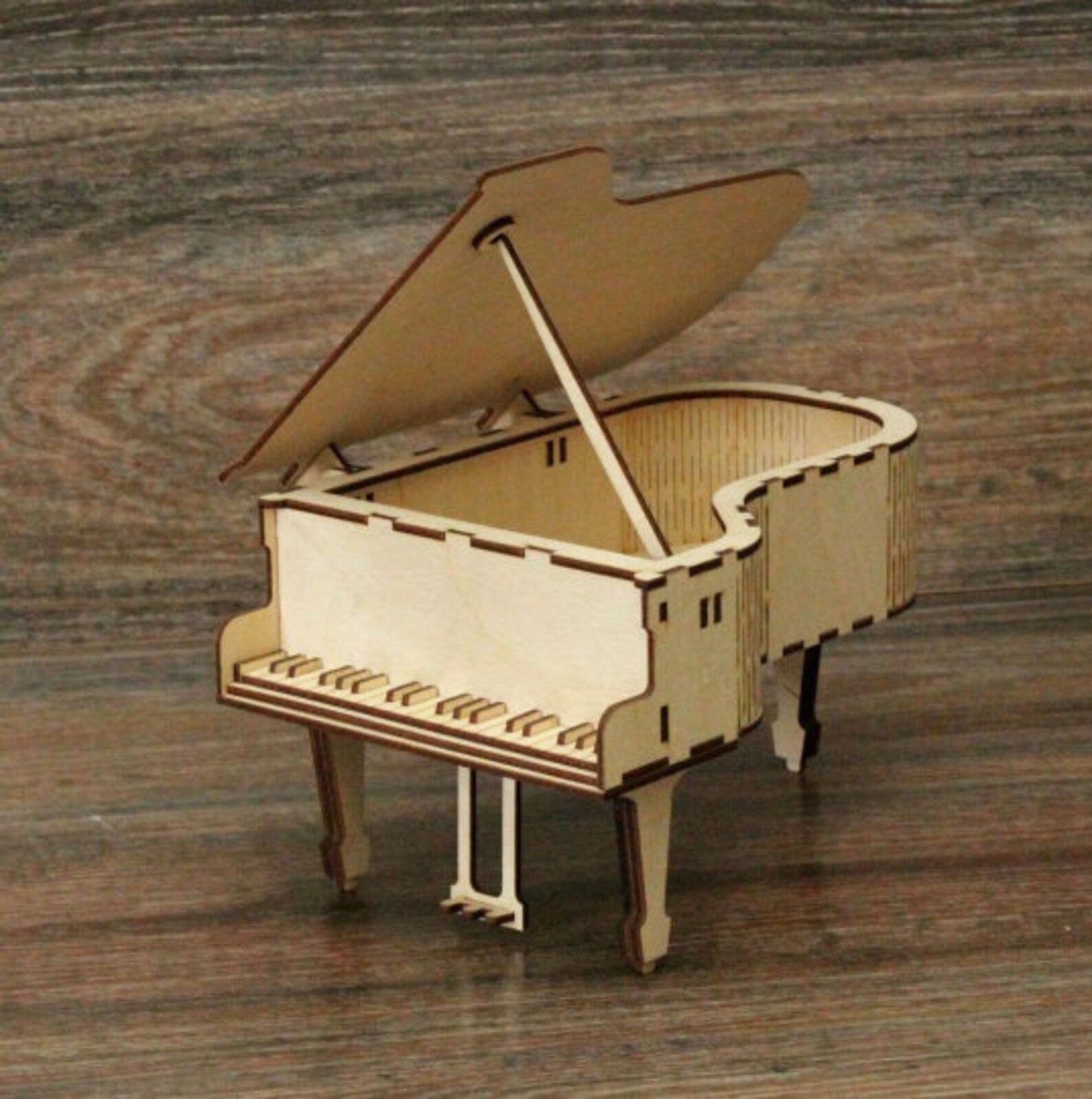 Beautiful Piano box /3 & 4mm / Dxf files for laser / laser Etsy