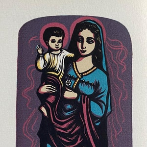 1960 JOHN PETTS Färggravyr. Tryckt av Golden Cockerel Press på formgjort papper. Begränsad upplaga, arkstorlek ca 23x10 cm.