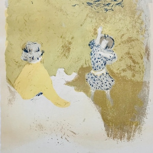 1948 EDOUARD VUILLARD LITHOGRAPH. Published by Andre Sauret at the Mourlot Studio. Limited Edition. C.12x10ins.