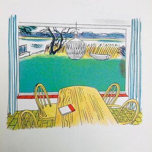 1954 ROLAND COLLINS LITOGRAFIA Cucina Oulton Board Suffolk W.S.Cowell Ltd Dimensioni foglio 9,75x7 pollici.