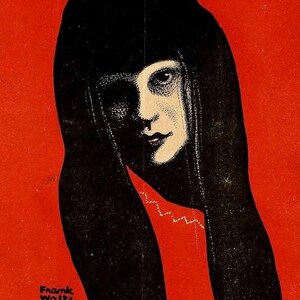 ILLUSTRAZIONE DI FRANK WALTS. Per la copertina di "The Masses" (1917). Stampata su carta a mano con bordo frastagliato da 150 g/m². C.10X8 pollici (c.A4)