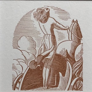 1928 ROCKWELL KENT 'The Amorist' for 'Dreams and Derisions' (1927). Pynson Printers for Curwen Press. 3x3ins...