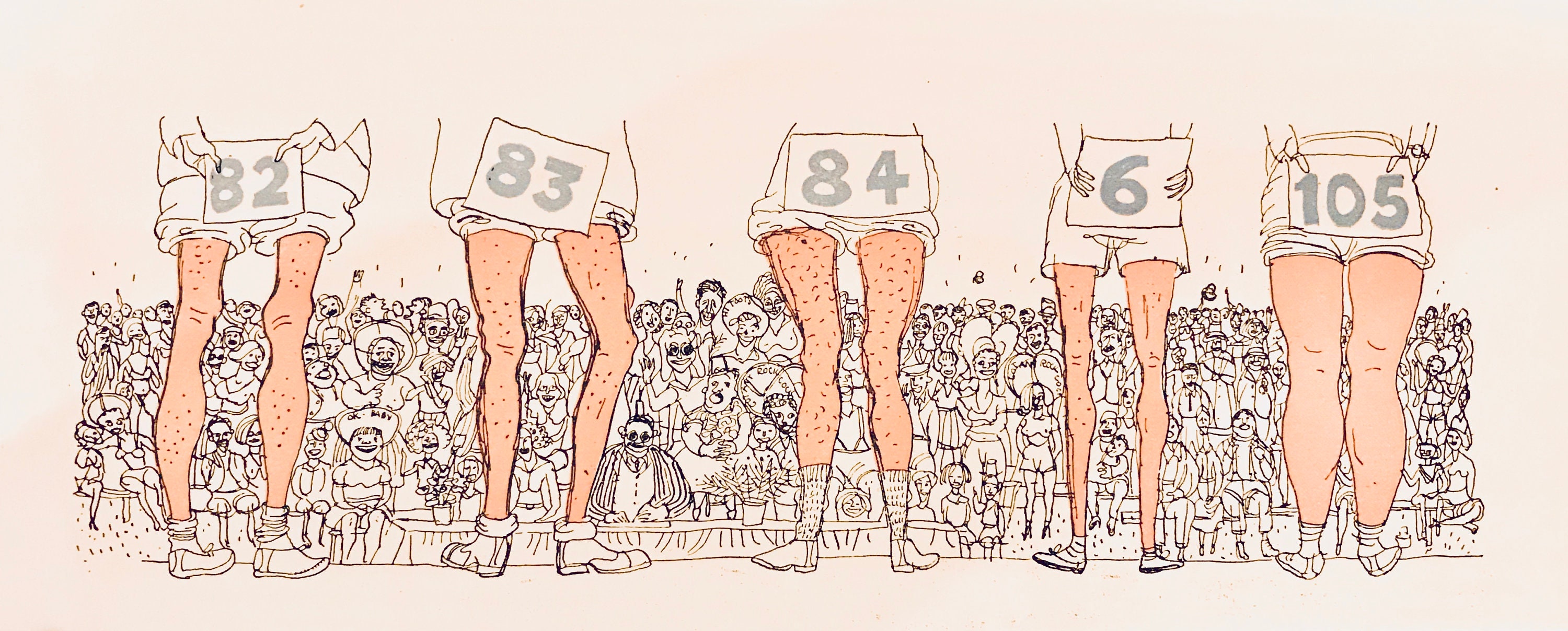1947 Leonard Rosomon Knobbly Knees Competition Butlins Between Etsy