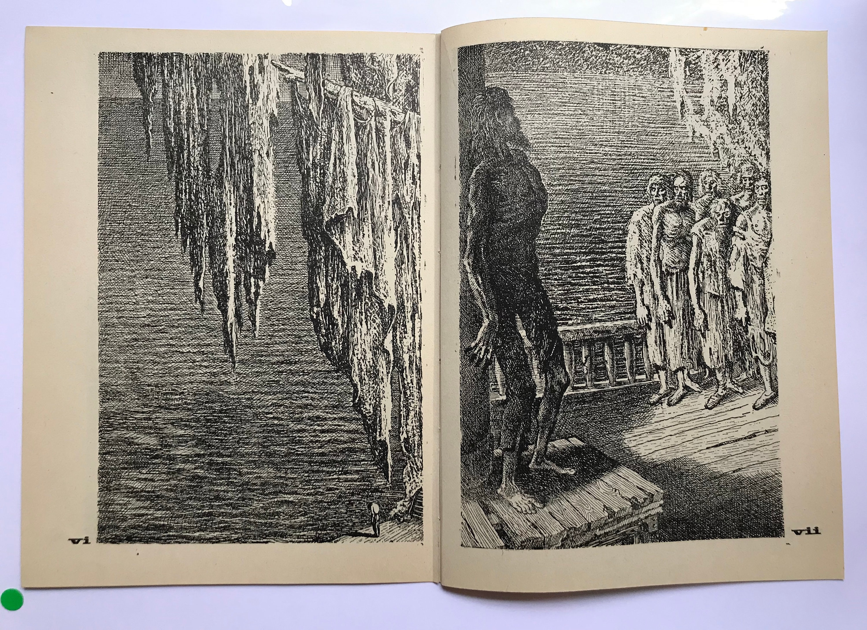 1944 MERVYN PEAKE 8 PRINTS the Rime of the Ancient Mariner