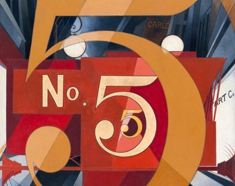 CHARLES DEMUTH. I Saw the Figure 5 in Gold (1928). Print. Original in the  MET Museum. Precisionism. Printed on 180gsm Professional Paper. - Etsy  Ireland