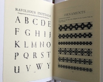Eric Ravilious (1903-1942) Aus Kynoch Press Type Specimen Book (1934) Magnesium Block Inkline Press C.11x7.75ins ..
