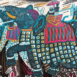 1960 EDWARD BAWDEN Limited Editions Club (1500 Copies) For Flaubert&#39;s &#39;SALAMMBO&#39;. Printed on Abbey Mills Chariot Paper at C.U.P. C.16x11ins.