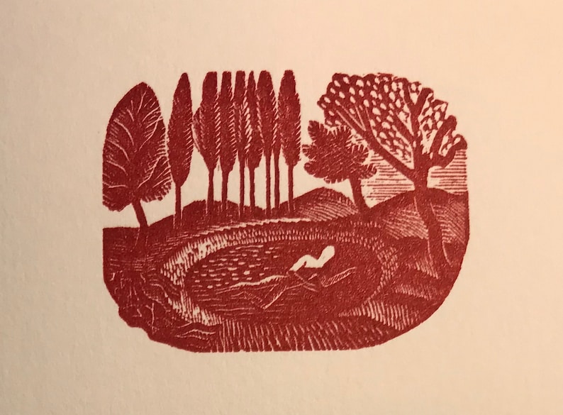 Eric Ravilious (1903-1942) Original Woodcut Printed From 1932 Block on ...