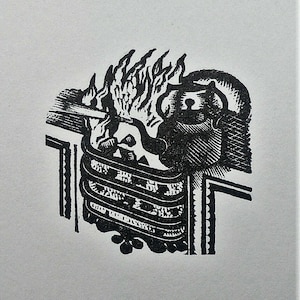 Eric Ravilious (1903-1942) Original Holzschnitt Gedruckt von 1932 Block 'Wasserkocher'.