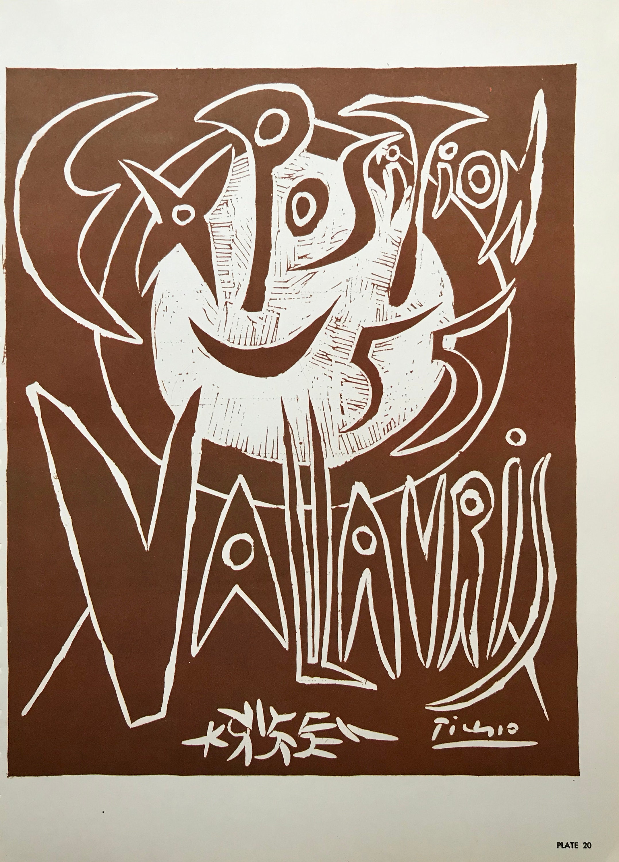洋書 Picasso a Vallauris Linogravur 洋書 Picasso a Vallauris Linogravur Pablo Picasso