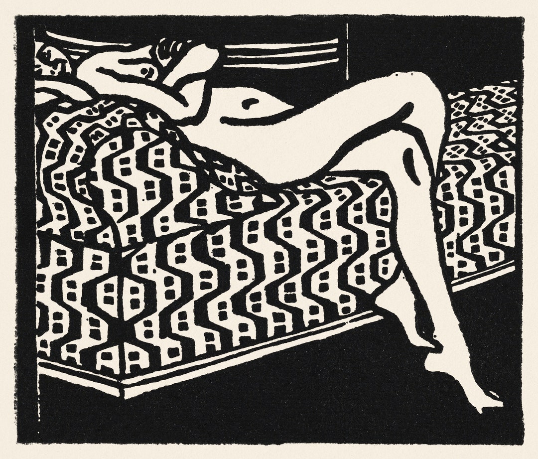 domai.com-gerda-nude ERNST KIRCHNER. Nude Girl Lying on a Sofa. Original in National Gallery of  Art, Washington. Printed on 180gsm Professional Paper C.10x8ins.. - Etsy UK