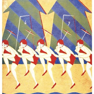 A.J.BOVEY. Stampa "Dancers" su carta professionale da 180 gsm. C.10x8 pollici
