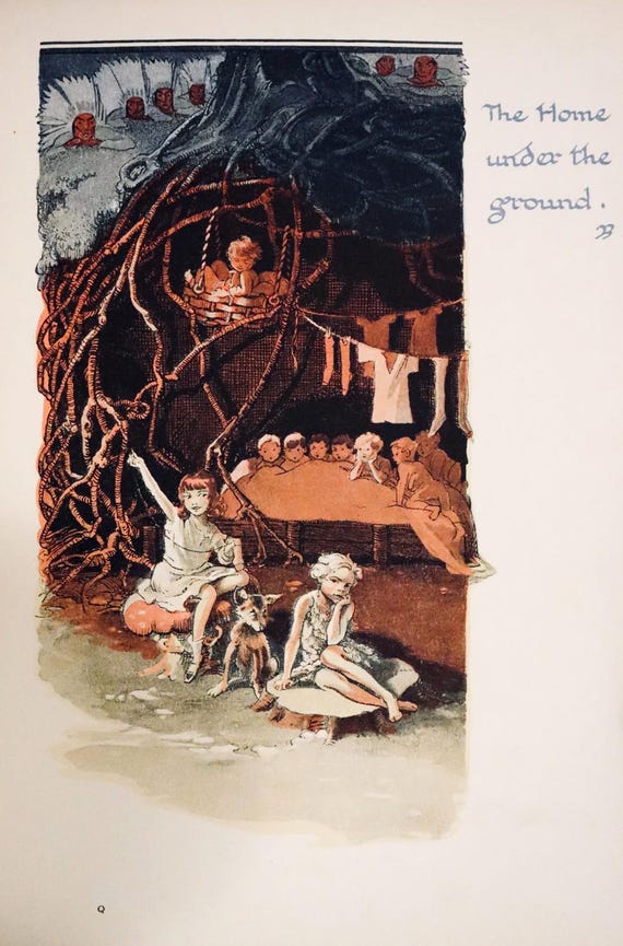 1931 GWYNEDD M.HUDSON 'peter Pan & Wendy' J.m.barrie Sheet Size C