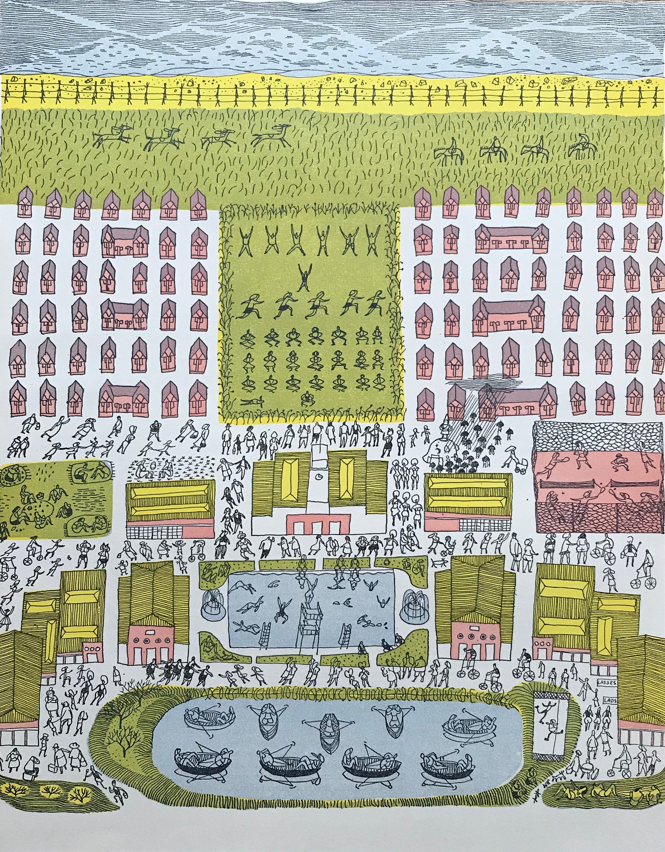 1947 LEONARD Rosoman 'BUTLINS' Holiday 
