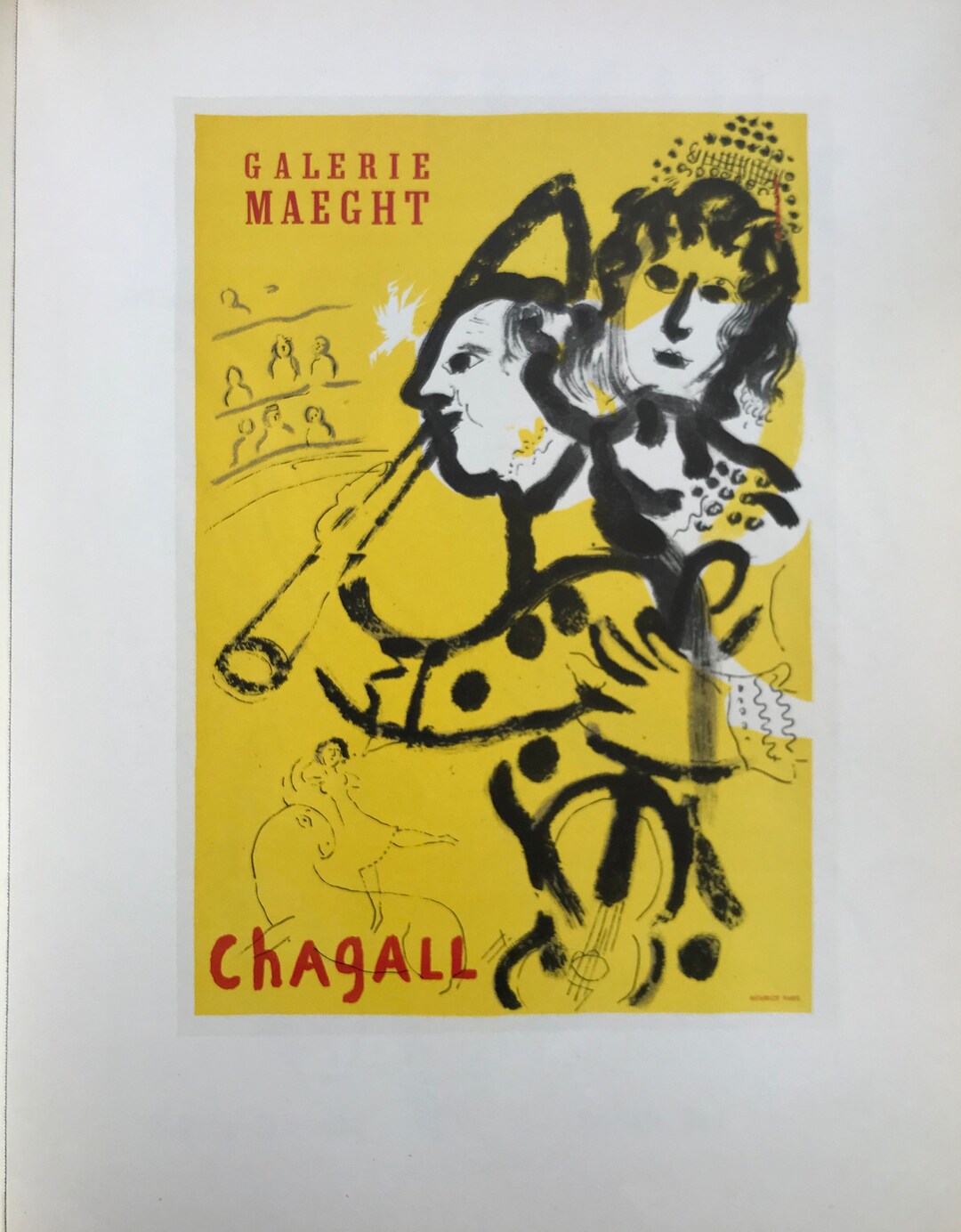 1959年 マルク・シャガール リトグラフ メグ画廊、パリ (1957年