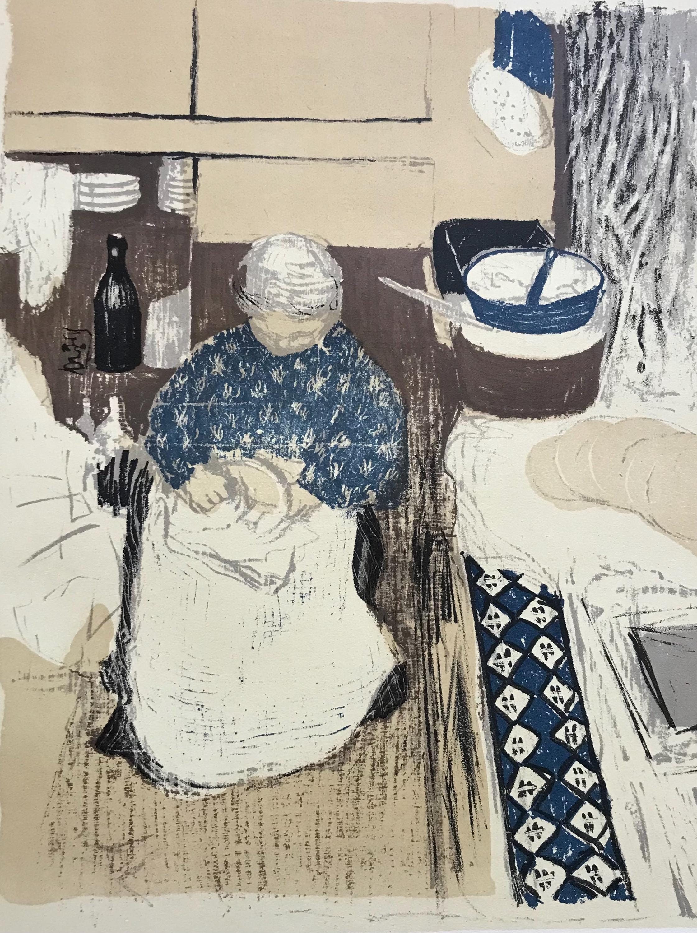 1948 EDOUARD VUILLARD LITHOGRAPH. Published by Andre Sauret at the