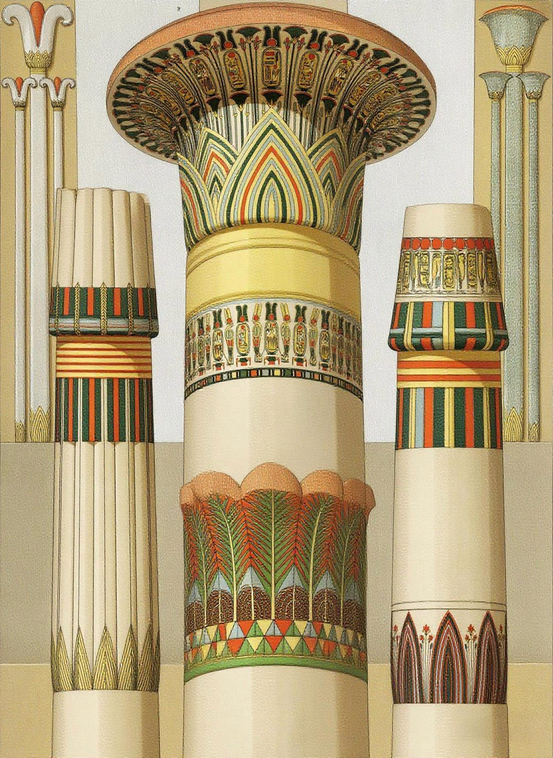 ALBERT RACINE. Egyptian Pattern. From Original 1888 Edition From 'l ...